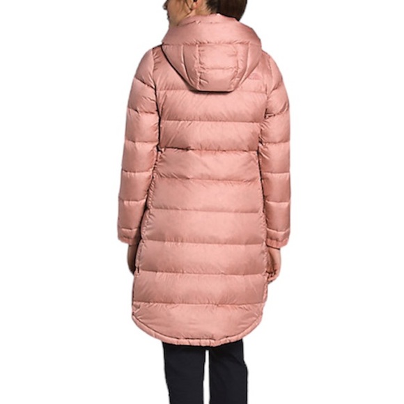 The North Face Women’s Metropolis Parka III Coat In Rose Dawn - Picture 12 of 12